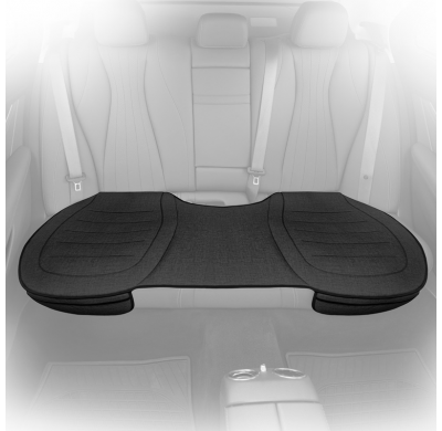 Cojín de asiento universal 'Trasero' Lino negro - pieza única