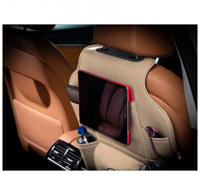 Organizador Asiento Coche Universal - Cuero Pvc Beige