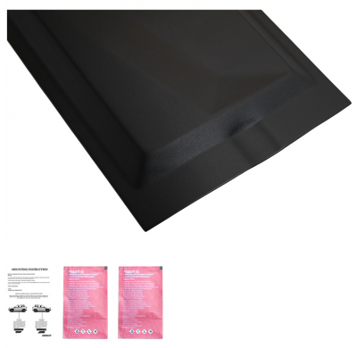 Revestimiento de carrocería Oneway compatible con Nissan Navara D40 2005-2010 - Negro mate Oneway