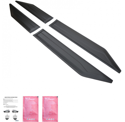 Revestimiento de carrocería unidireccional compatible con SsangYong Musso Grand 2018-2024 - Negro mate Oneway