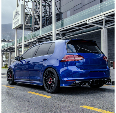 Kit de carrocería completo Oneway compatible con Volkswagen Golf VII HB R 2013-2016 - Negro brillante Oneway