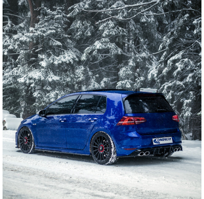 Kit de carrocería completo Oneway compatible con Volkswagen Golf VII HB R 2013-2016 - Negro brillante Oneway