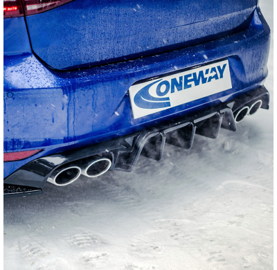 Kit de carrocería completo Oneway compatible con Volkswagen Golf VII HB R 2013-2016 - Negro brillante Oneway