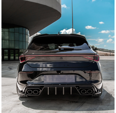 Kit de carrocería completo Oneway compatible con Cupra Leon MK1 HB 2020-2024 - Negro brillante Oneway