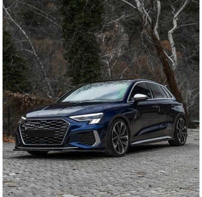 Kit de carrocería completo Oneway compatible con Audi A3 8Y Sportback S3/S-Line 2020-2024 - Negro brillante Oneway