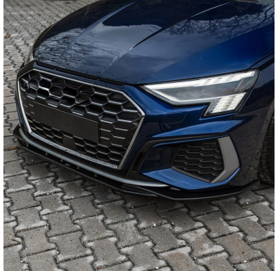 Kit de carrocería completo Oneway compatible con Audi A3 8Y Sportback S3/S-Line 2020-2024 - Negro brillante Oneway