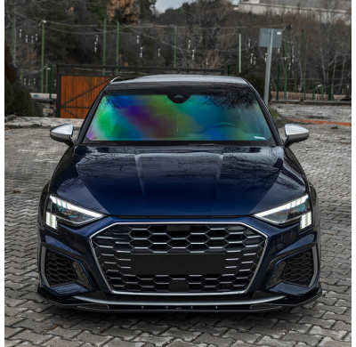 Kit de carrocería completo Oneway compatible con Audi A3 8Y Sportback S3/S-Line 2020-2024 - Negro brillante Oneway