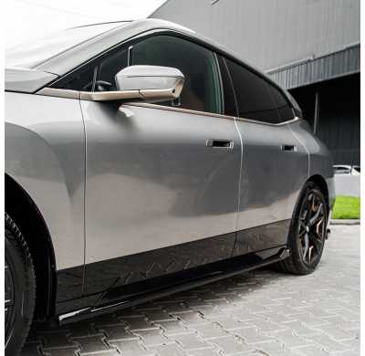 Kit de carrocería completo Oneway compatible con BMW iX M-Pack i20 2021- - Negro brillante Oneway