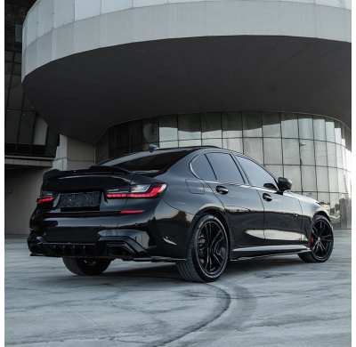 Kit de carrocería completo Oneway compatible con BMW Serie 3 G20 Sedán M-Pack y M340i 2018-2022 (con embellecedores de escape re