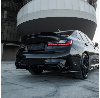 Kit de carrocería completo Oneway compatible con BMW Serie 3 G20 Sedán M-Pack y M340i 2018-2022 (con embellecedores de escape re