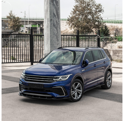Kit de carrocería completo Oneway compatible con Volkswagen Tiguan II R-Line Facelift 2020-2024 - Negro brillante Oneway