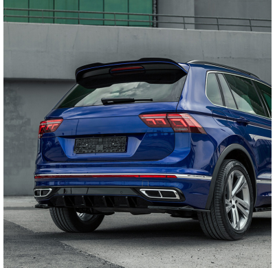 Kit de carrocería completo Oneway compatible con Volkswagen Tiguan II R-Line Facelift 2020-2024 - Negro brillante Oneway