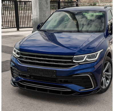 Kit de carrocería completo Oneway compatible con Volkswagen Tiguan II R-Line Facelift 2020-2024 - Negro brillante Oneway