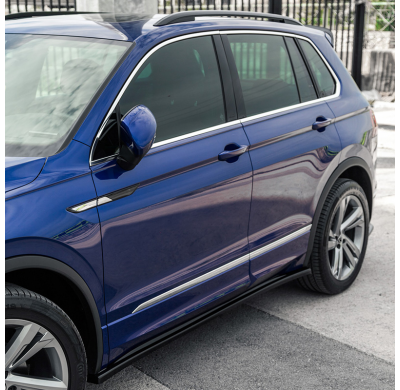 Kit de carrocería completo Oneway compatible con Volkswagen Tiguan II R-Line Facelift 2020-2024 - Negro brillante Oneway