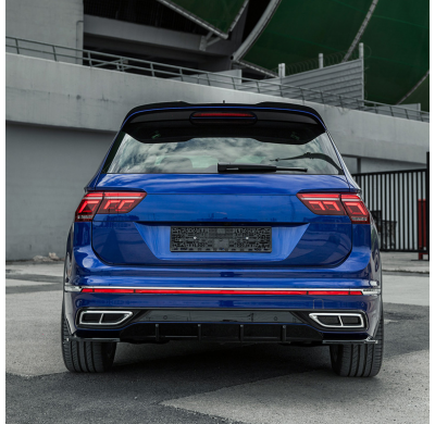 Kit de carrocería completo Oneway compatible con Volkswagen Tiguan II R-Line Facelift 2020-2024 - Negro brillante Oneway