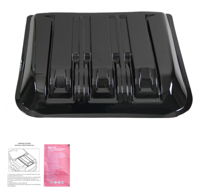 Toma de aire unidireccional para capó para Ford Ranger T9 2022- - Negro brillante