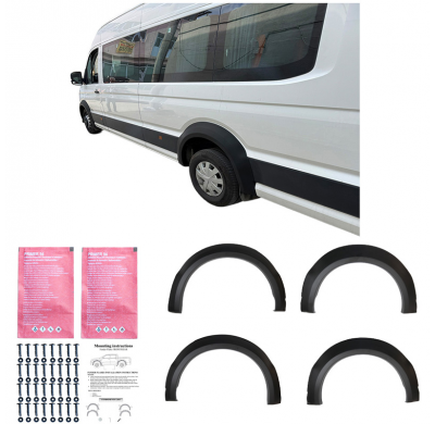 Juego de extensiones de guardabarros Oneway compatibles con Volkswagen Crafter MK2 y MAN TGE MK1 (modelos pre-restyling 2016-) -