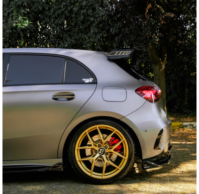 Difusores laterales traseros unidireccionales compatibles con Mercedes Clase A (W177) A45 S Aero Pack 2019-2023 y FL 2023- - Neg