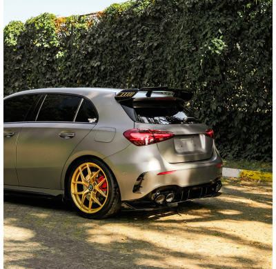 Difusores laterales traseros unidireccionales compatibles con Mercedes Clase A (W177) A45 S Aero Pack 2019-2023 y FL 2023- - Neg