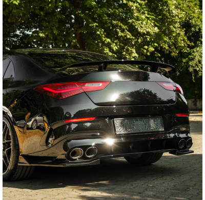 Difusores laterales traseros unidireccionales compatibles con Mercedes CLA (C118/X118) Coupé/Shooting Brake CLA35/CLA45 AMG Aero