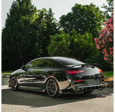 Difusores laterales traseros unidireccionales compatibles con Mercedes CLA (C118/X118) Coupé/Shooting Brake CLA35/CLA45 AMG Aero