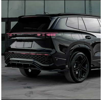 Difusores laterales traseros unidireccionales compatibles con Volkswagen Tayron (R41) 2024- - Negro brillante Oneway