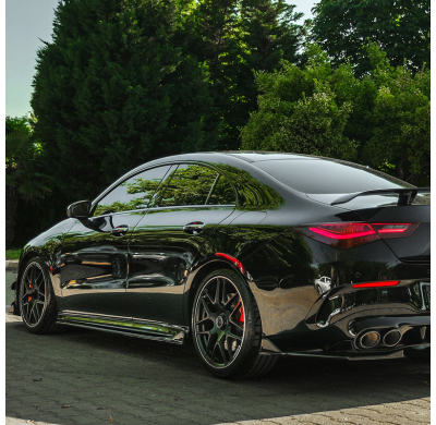 Faldones laterales Oneway Set compatibles con Mercedes CLA (C118/X118) Coupé/Shooting Brake CLA35/CLA45 AMG 2019-2023 - Negro br