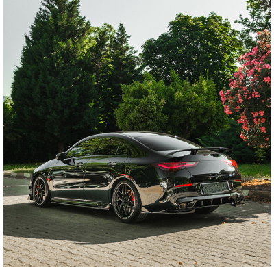 Faldones laterales Oneway Set compatibles con Mercedes CLA (C118/X118) Coupé/Shooting Brake CLA35/CLA45 AMG 2019-2023 - Negro br