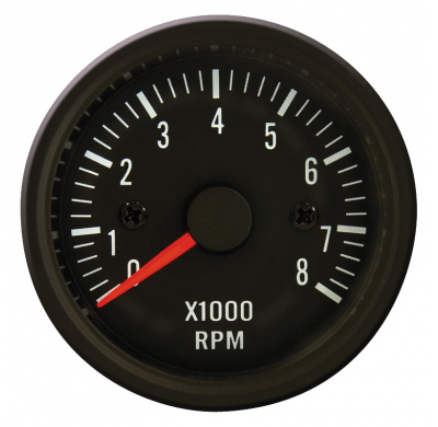 Cuentarevoluciones 0 > 8000 Rpm, Voor 4-, 6- En 8 Cilinder Benzinemotoren  52mm