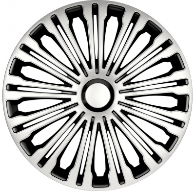 Juego De Tapacubos Volante 16-Pulgadas Silver/Negro Autostyle