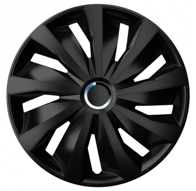 Juego De Tapacubos Grip Pro 14-Pulgadas Negro Autostyle