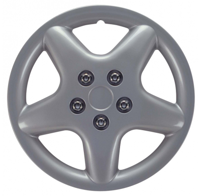 Juego De Tapacubos Idaho 15-Pulgadas Silver Autostyle