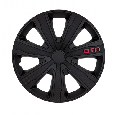 Juego De Cubiertas De Rueda J-Tec Gtr Carbon 15 Pulgadas Negro