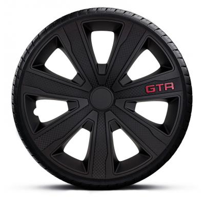 Juego De Cubiertas De Rueda J-Tec Gtr Carbon 15 Pulgadas Negro