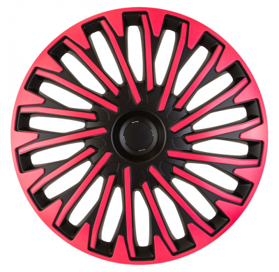 Juego De Tapacubos Soho 16 Pulgadas Negro/Rosa