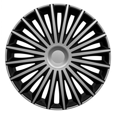 Juego De Tapacubos Dakota 13 Pulgadas Plateadas/Negras