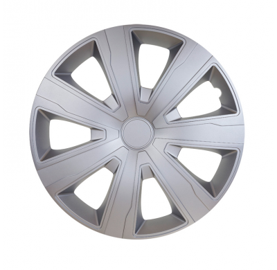 Set Cubre Ruedas Tenzo 16 Pulgadas Plateado