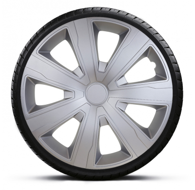 Set Cubre Ruedas Tenzo 16 Pulgadas Plateado