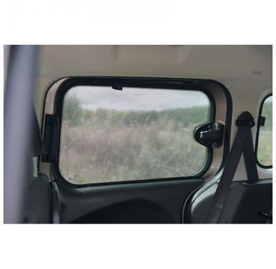 Juego de cortinillas para coche compatibles con Ford Tourneo Courier 2014-2023 (con ventanas abatibles) (6 piezas)