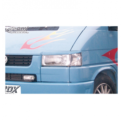 Pestañas Para Faros Volkswagen T4 1991- (Straight Head Light) (Abs)
