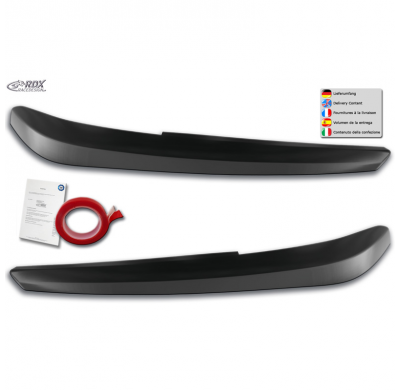 Pestañas de faros adecuados para Audi Q3 (F3) incl. Sportback 2019- (ABS) RDX RACEDESIGN
