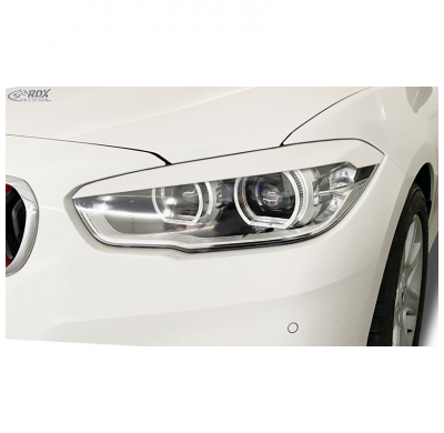 Pestañas de faros adecuados para BMW Serie 1 F20/F21 3/5 puertas Facelift 2015-2019 (ABS) RDX RACEDESIGN
