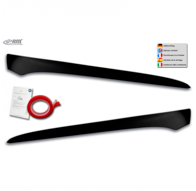 Pestañas de faros aptos para BMW Serie 3 E92/E93 Coupé/Cabrio 2010-2013 (ABS)