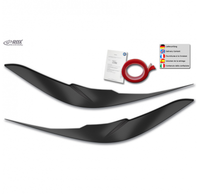 Pestañas de faros delanteros adecuados para BMW X2 F39 2017-2023 (ABS)