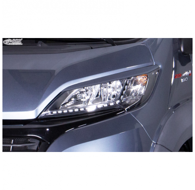 Pestañas de faros adecuados para Citroën Jumper y Fiat Ducato y Opel Movano y Peugeot Boxer (ABS) RDX RACEDESIGN