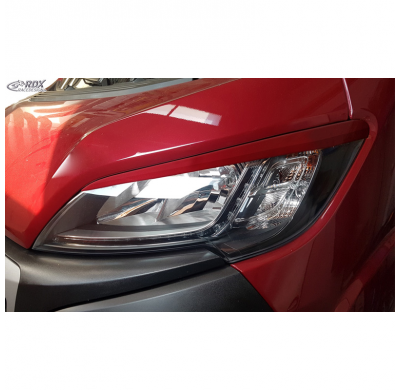 Pestañas de faros adecuados para Citroën Jumper y Fiat Ducato y Opel Movano y Peugeot Boxer (ABS) RDX RACEDESIGN