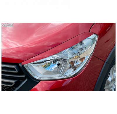 Pestañas de faros adecuados para Dacia Lodgy & Dokker 2012-2022 (ABS) RDX RACEDESIGN