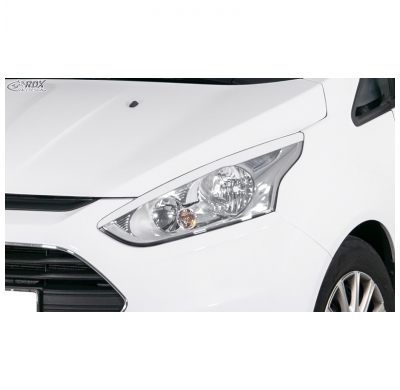Pestañas de faros adecuados para Ford B-Max 2012-2017 (ABS) RDX RACEDESIGN