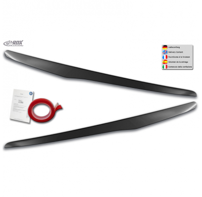 Pestañas de faros adecuados para Ford B-Max 2012-2017 (ABS) RDX RACEDESIGN