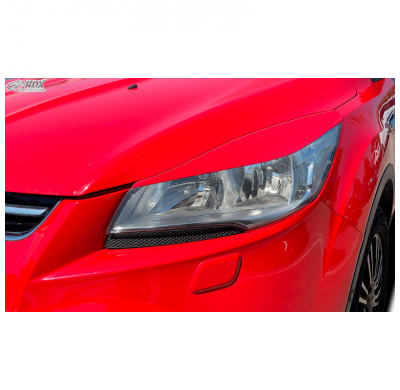 Pestañas de faros adecuados para Ford Kuga II (DM2) excl. Estiramiento facial 2013-2016 (ABS)